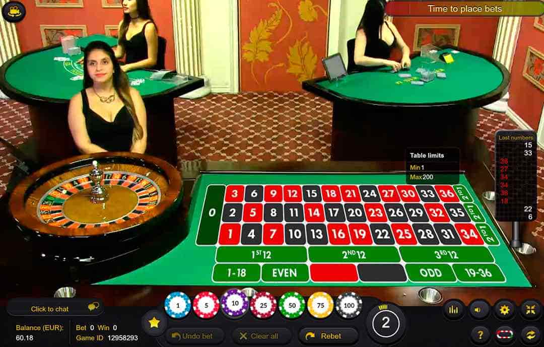 Roulette live chân thực như tại sòng Casino ngoài đời